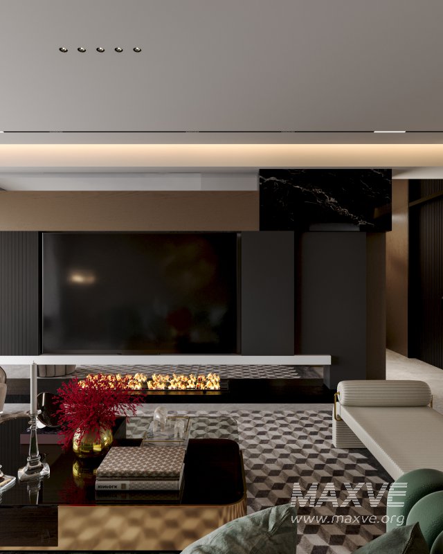 Luxurious living room and dining room - Image 3