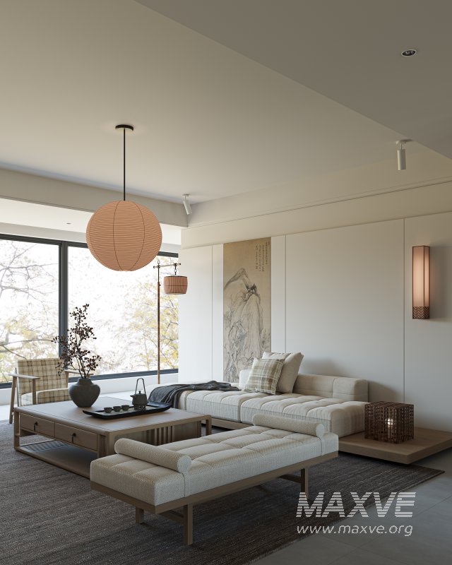 Chinese Living Room Dining Room - Image 3