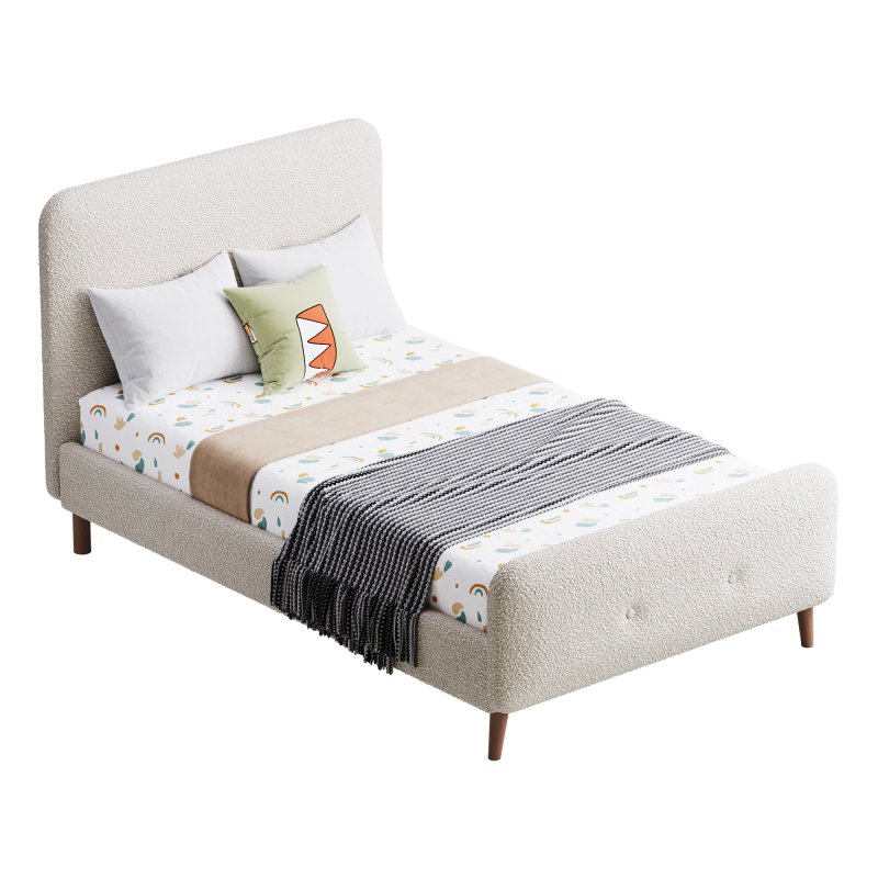 Flannelette Beige bed - Image 4
