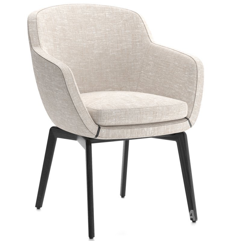 Minotti Belt Dining chair - Image 3
