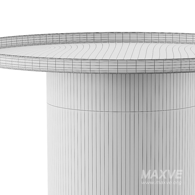 Fleksa round coffee table made of black metal - Image 15