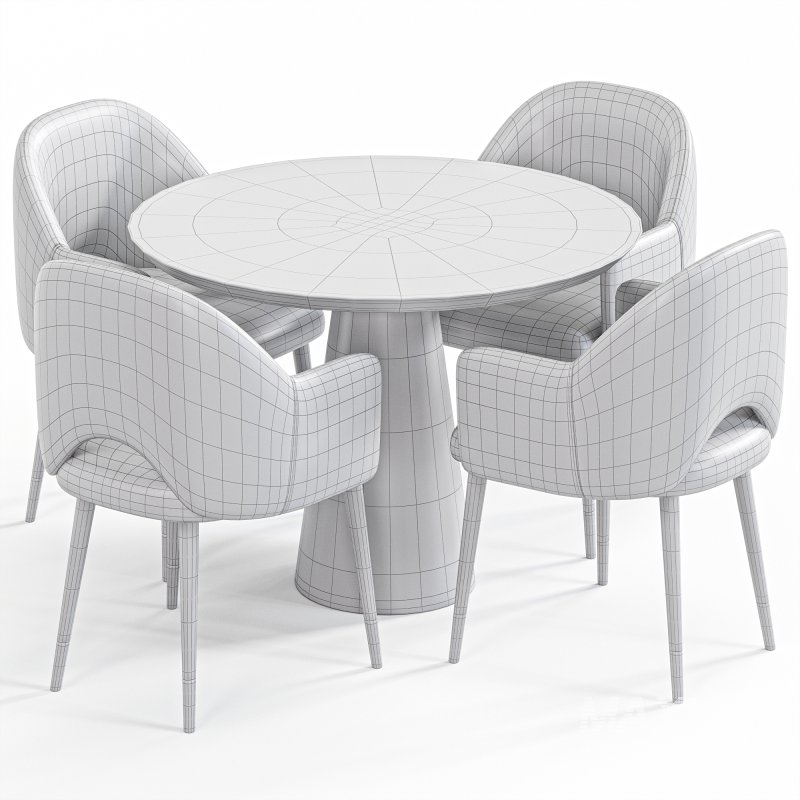 Propus Chair Round Table By Amgrades - Image 7