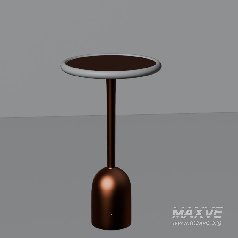 Modern Brass Side Table - Image 5