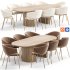 Eliza Chair Gubi Table By Divan - Thumbnail 1