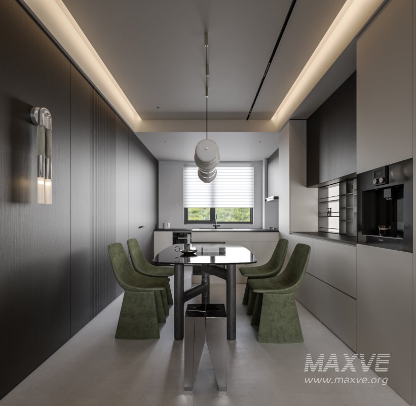 Modern living room dining room - Image 2