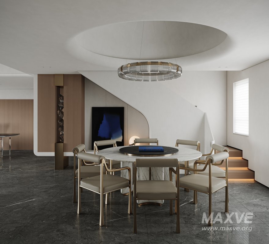Modern living and dining room - Image 2
