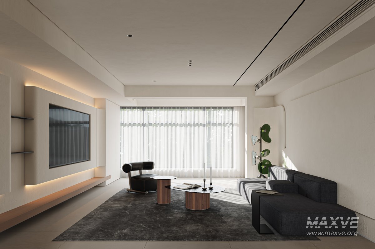 Modern living and dining room - Image 1