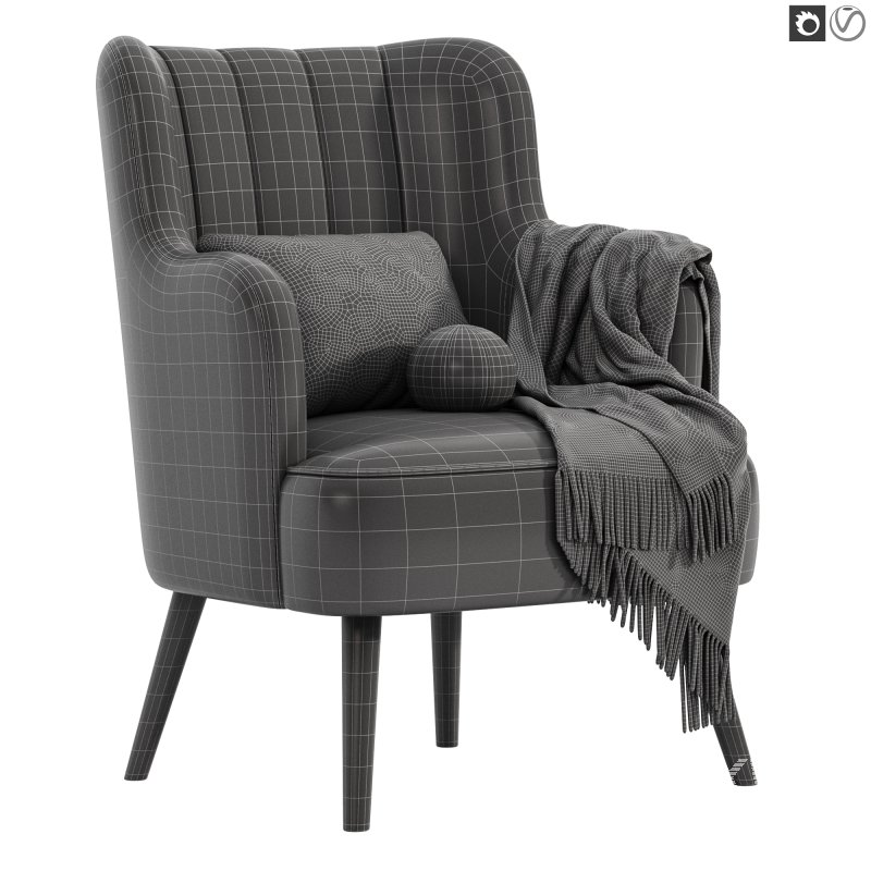 Armchair Larney Velvet - Image 7