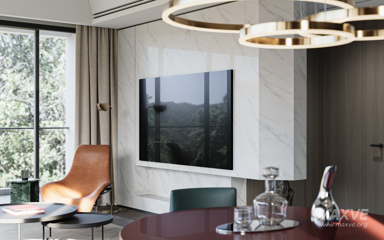 Modern living and dining room - Image 7