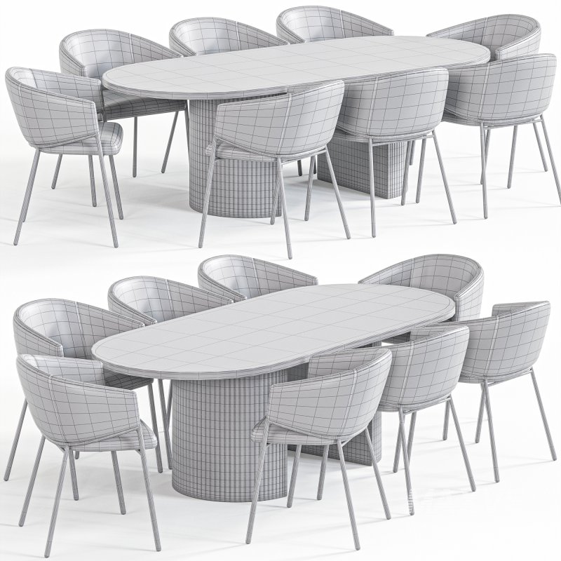 Eliza Chair Gubi Table By Divan - Image 7