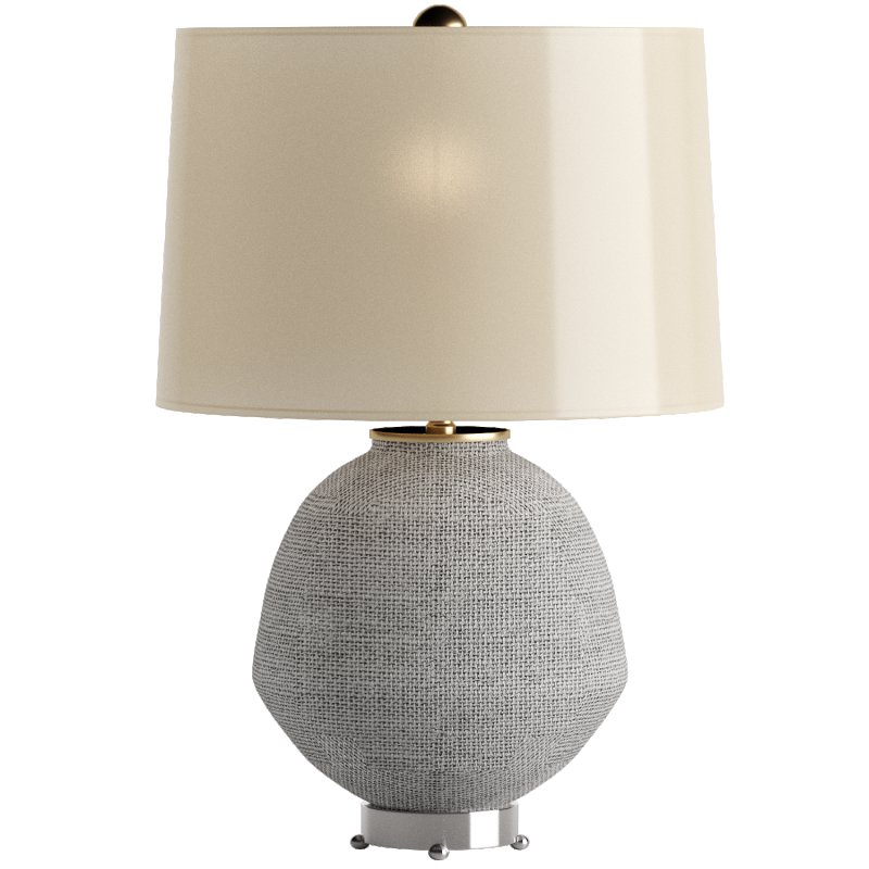 John Richard Crosshatch Table Lamp - Image 1