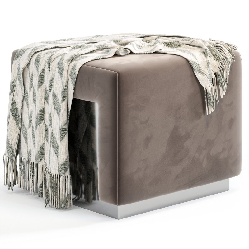 Chrom Liki Pouf By Buro Art - Image 2