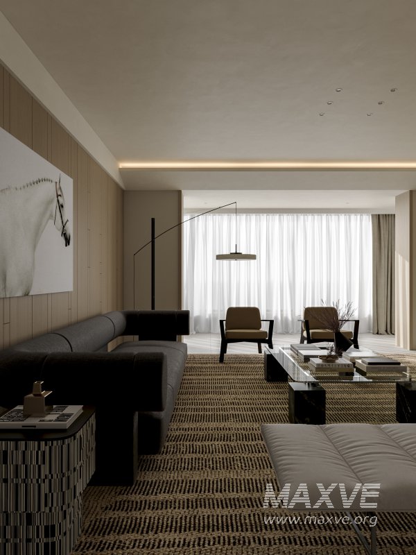 Modern living and dining room - Image 2