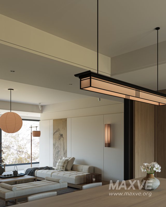 Chinese Living Room Dining Room - Image 6