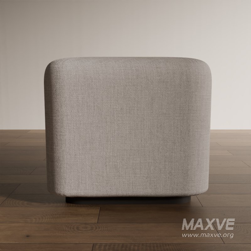 Contemporary Pouffe Ottoman - Image 3
