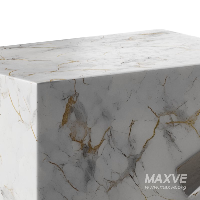 Natural side table marble - Image 12