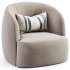 Boucle Armchair Pacific By Loft Concept - Thumbnail 4