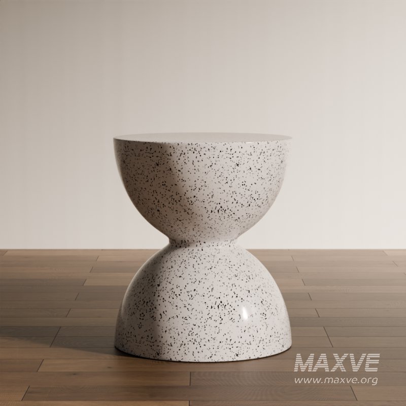 Modern Hourglass Stool - Image 3
