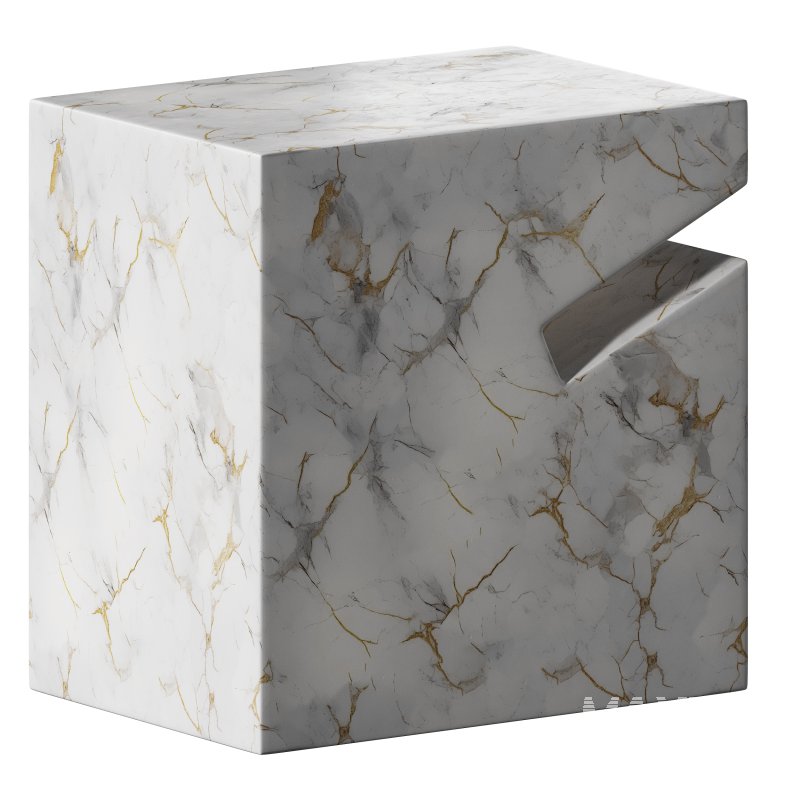 Natural side table marble - Image 7