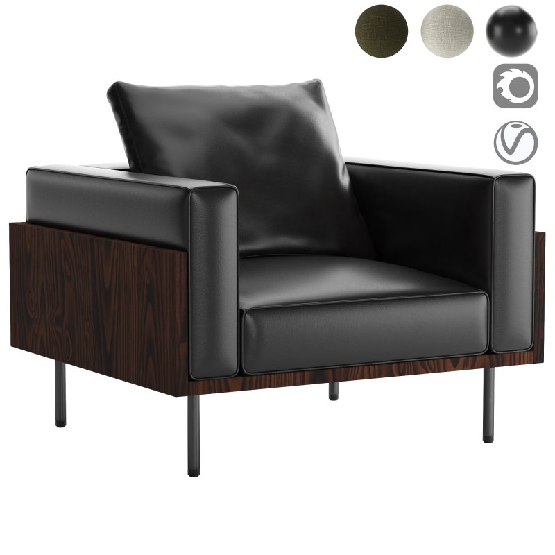 Minotti Brasilia Amchair - Image 1