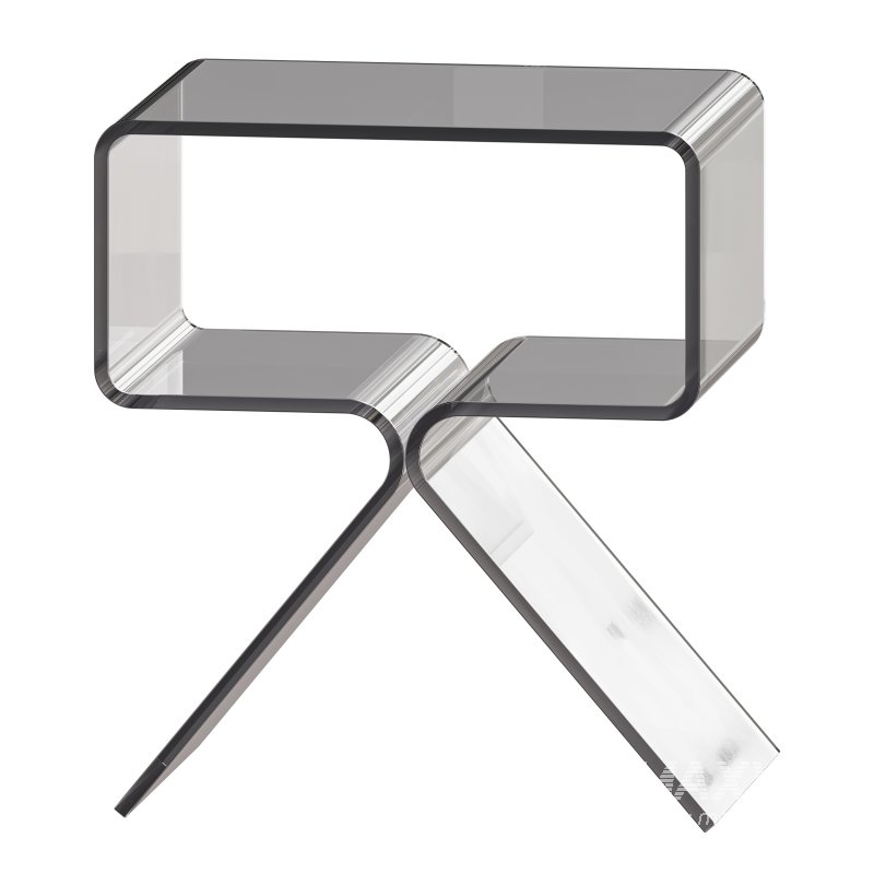 Acrylic Side Table – 3 Color Options - Image 7