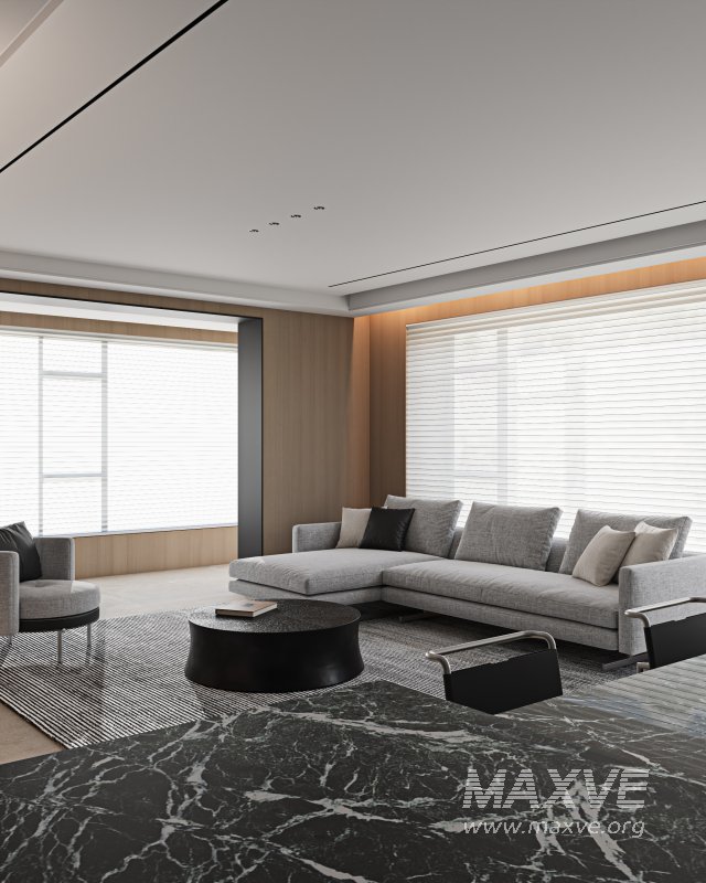 Modern living and dining room - Image 2