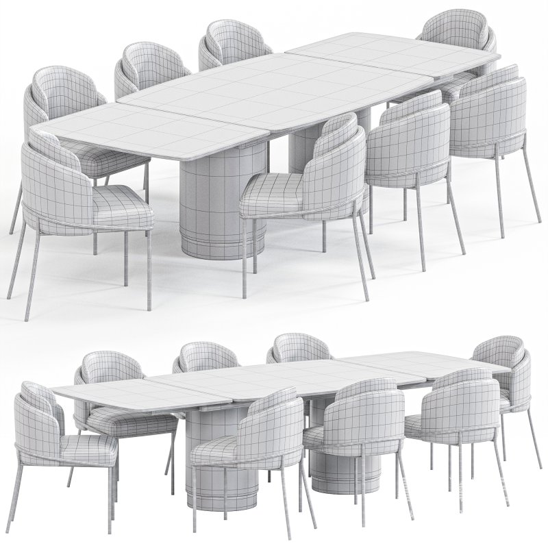 Capella Chair Chara Table By Amgrades - Image 7