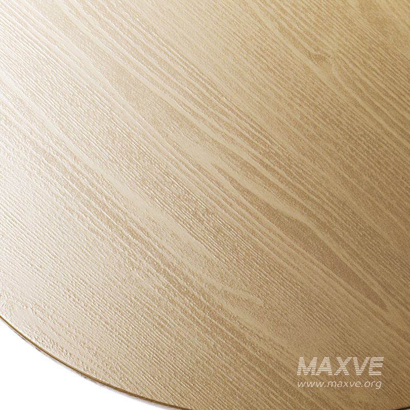 Polly Round Natural Coffee Table – White - Image 8