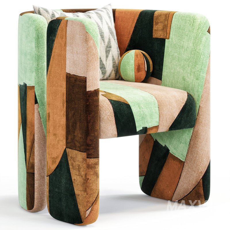 Fairfax Armchair By Kelly Wearstler - Image 1
