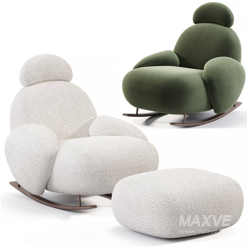 Recliner Rocking Chair By Blackbrdstore - Image 4