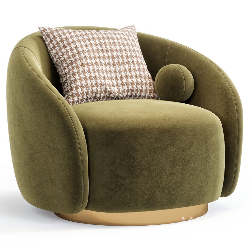 Swivel Brice Armchair By Eichholtz - Image 6