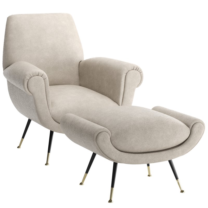 Minotti Albert & Ile Amchair - Image 4