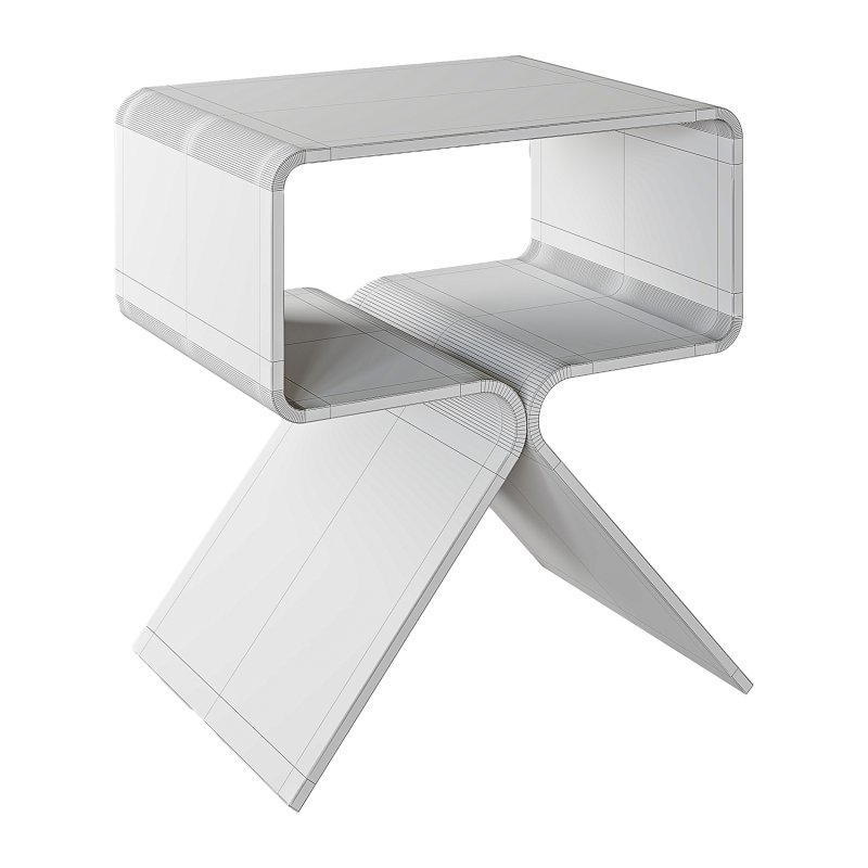 Acrylic Side Table – 3 Color Options - Image 16