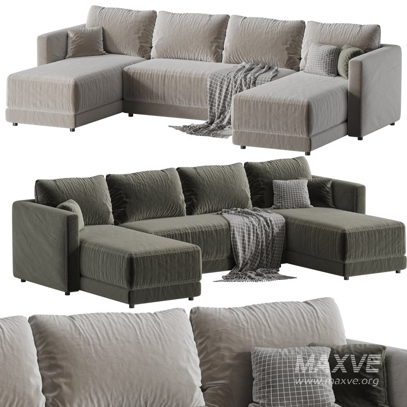 Gather Deep Bench Sectional Sofa - Image 2