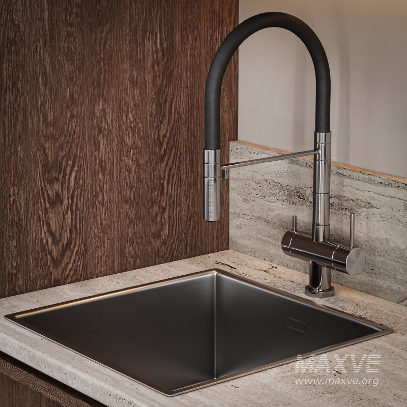 Japandi Kitchen Set Minimal Wooden Design - Image 4