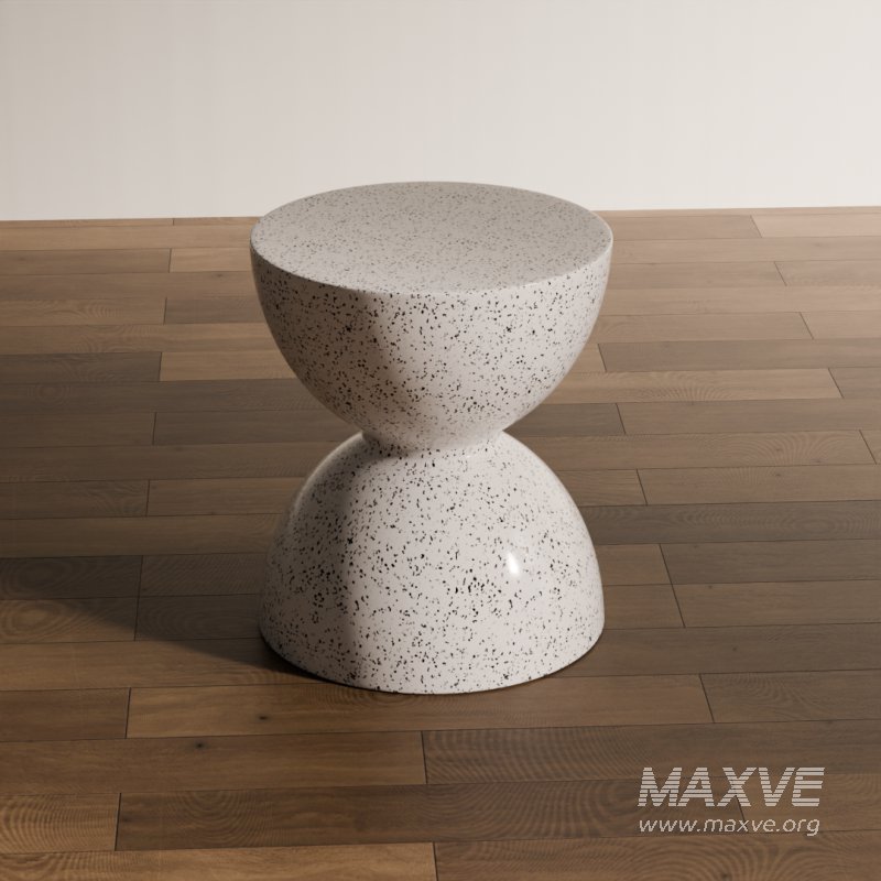 Modern Hourglass Stool - Image 5