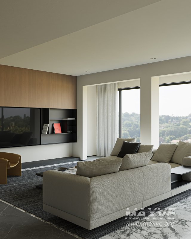 Modern living and dining room - Image 12