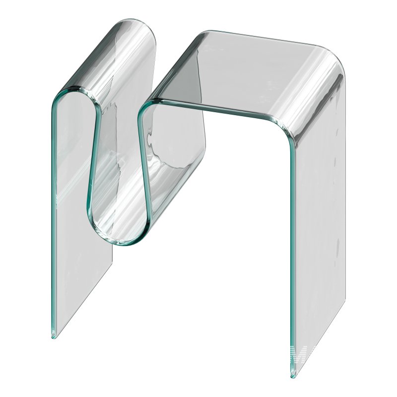 Curvy Side Table – Acrylic - Image 6