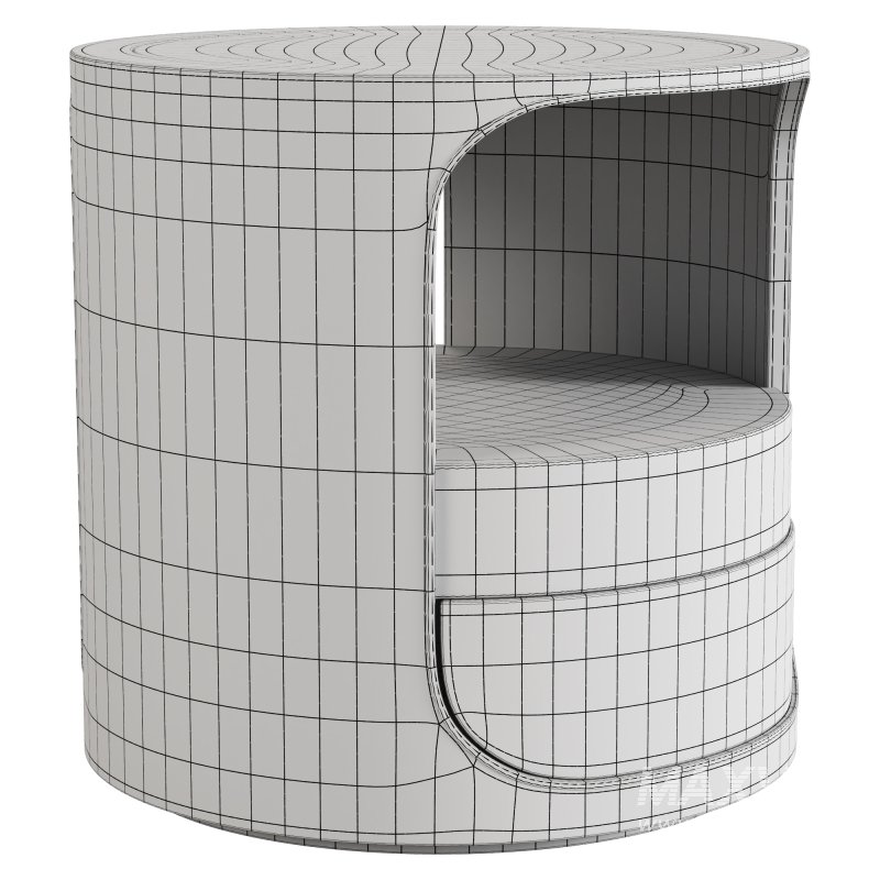 Minimalist Wooden Nightstand - Image 2