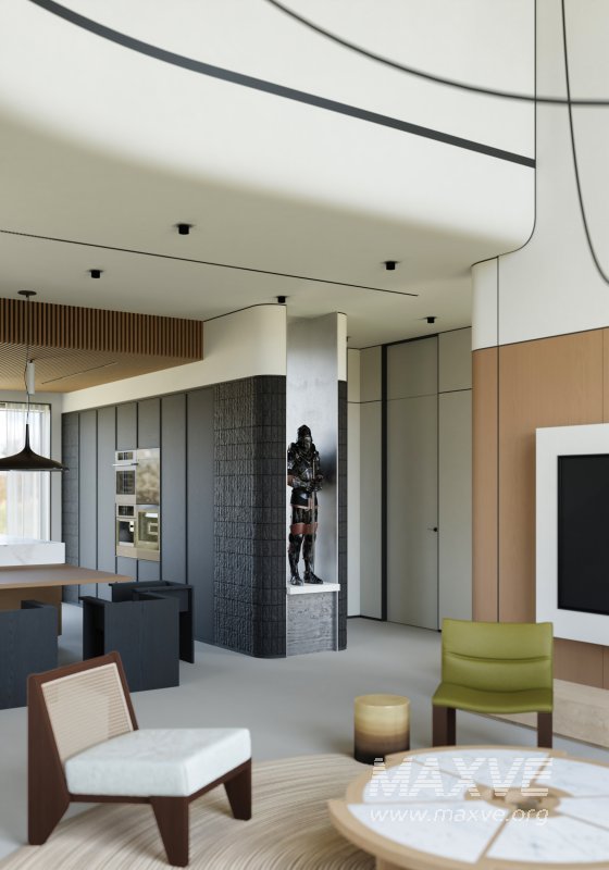 Villa living room and dining room - Image 6