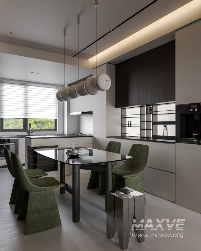 Modern living room dining room - Image 3