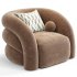 Swivel Novelle Armchair By Eichholtz - Thumbnail 6