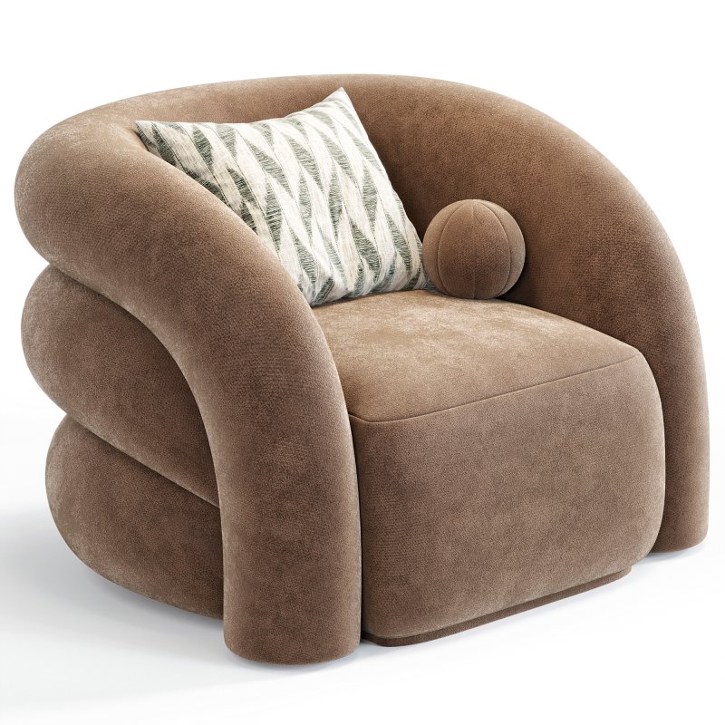 Swivel Novelle Armchair By Eichholtz - Image 6