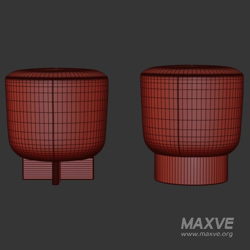 Belt and Cross footstool By Bonaldo - Image 1