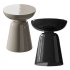 Modern Side Table – Black – White – Glossy Surface - Thumbnail 13