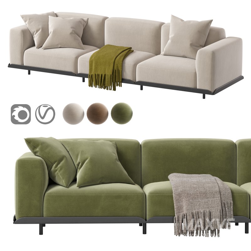 Arflex Claudine L Sofa - Image 1