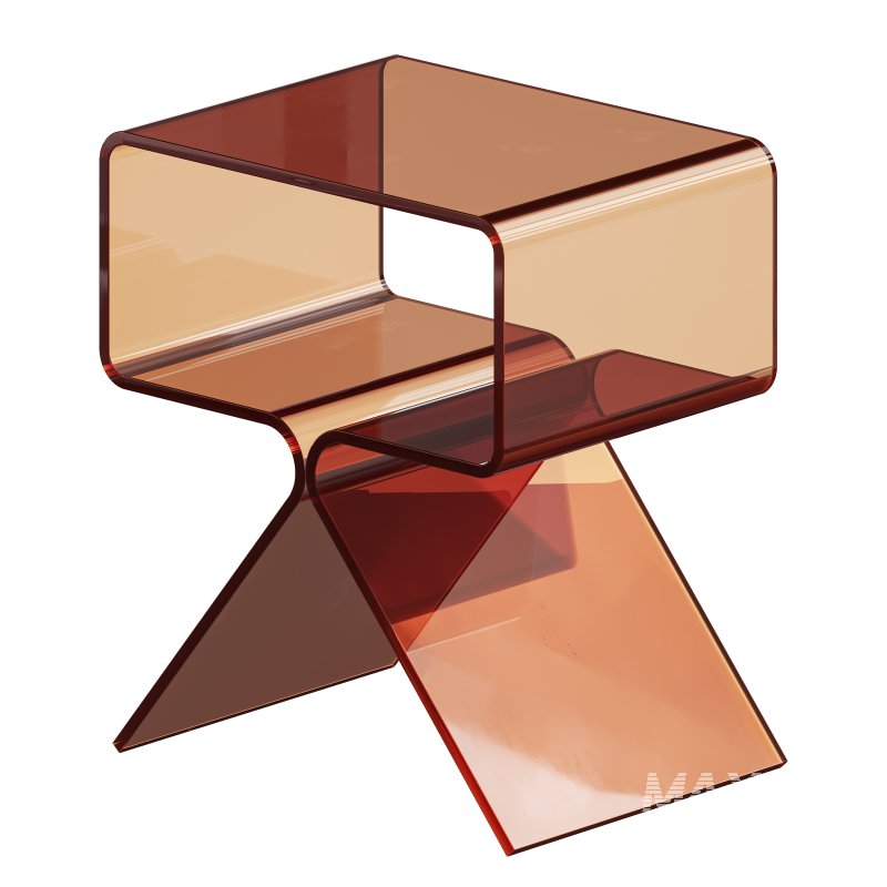 Acrylic Side Table – 3 Color Options - Image 11