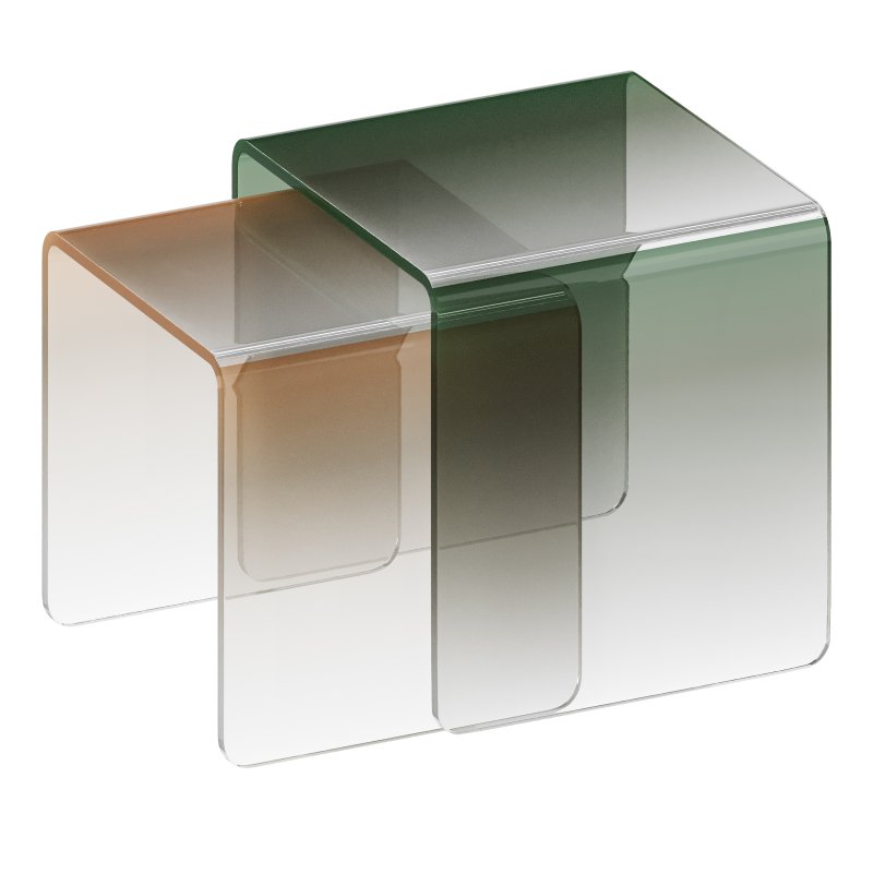 Simple Acrylic Side Table - Image 6