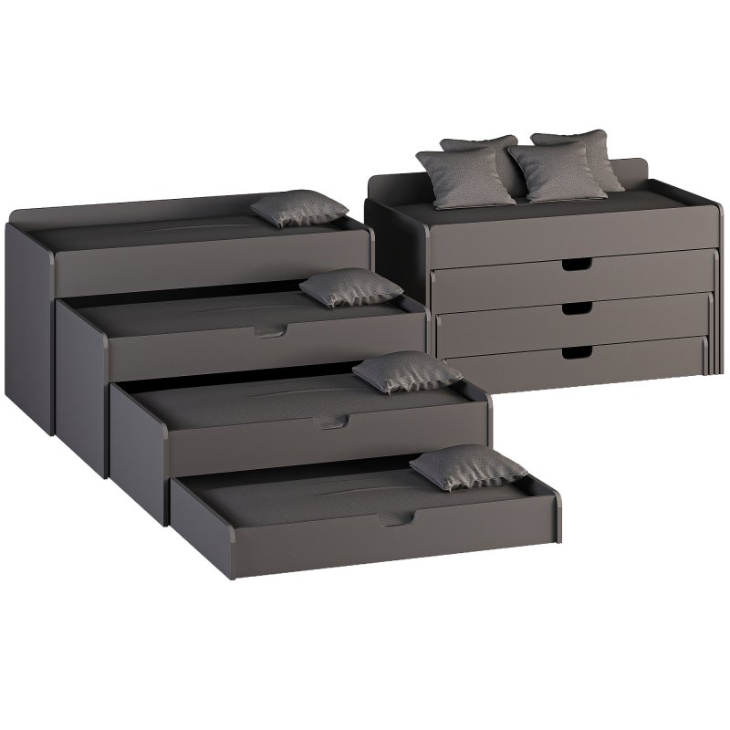 Multifunctional Pull-Out Kids Bed - Image 4