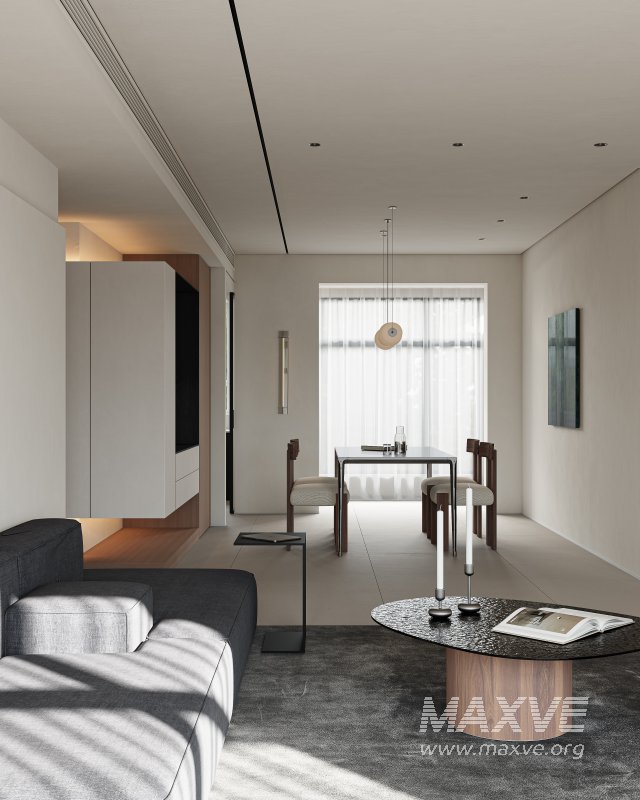 Modern living and dining room - Image 4